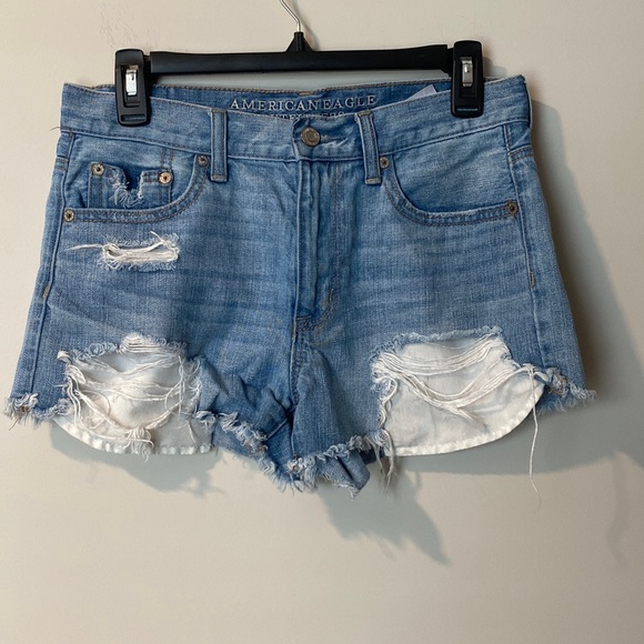 American Eagle Vintage High-Rise Festival Jean Shorts Size 4 - Picture 1 of 5